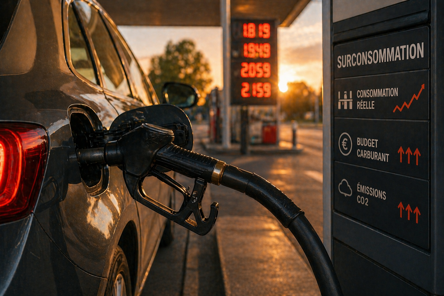 Surconsommation carburant